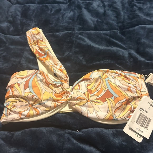 NWT  L*SPACE mick bikini top in soulshine floral - Picture 6 of 15